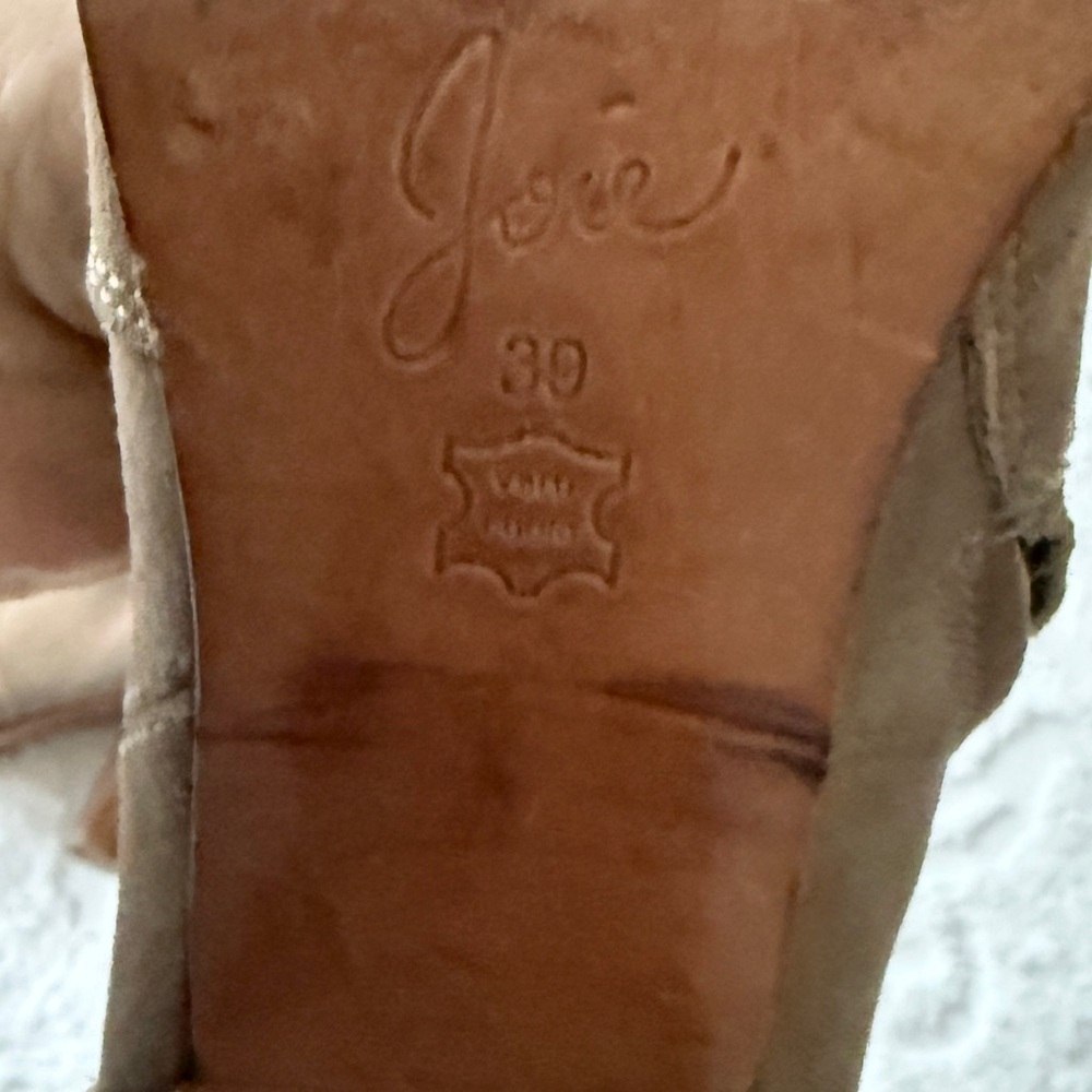 Joie ‘Dalton’ Tan Suede Ankle Women’s Booties Size 9 - Picture 6 of 9